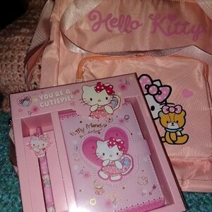 Hello Kitty's Pink Tote, Journal, Pin